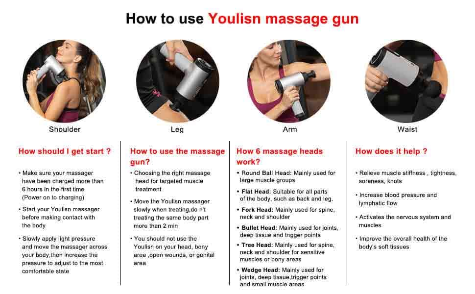 massage gun - Youlisn-Y500 - detail4
