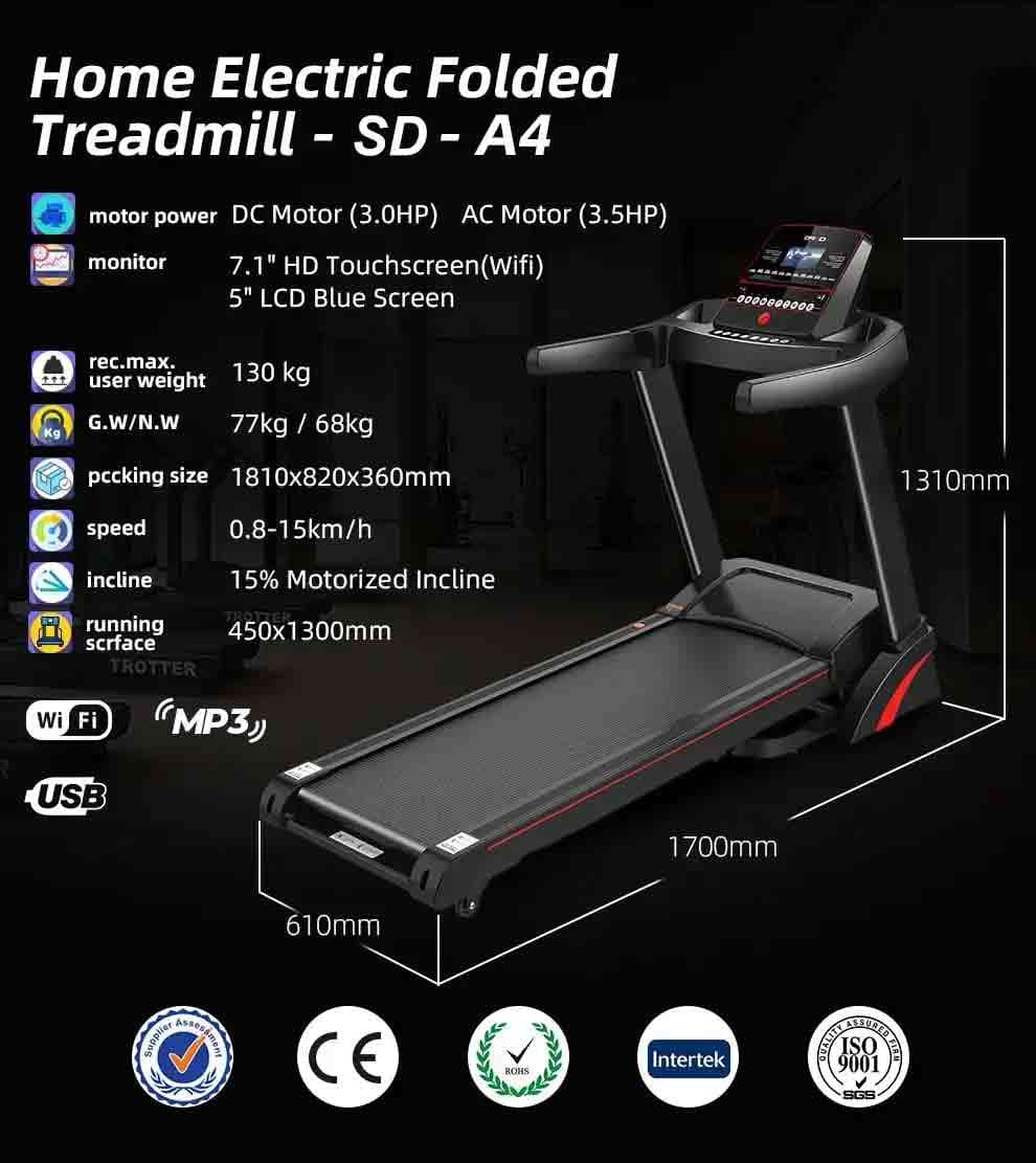 home treadmill - SD-A4 - detalle 2
