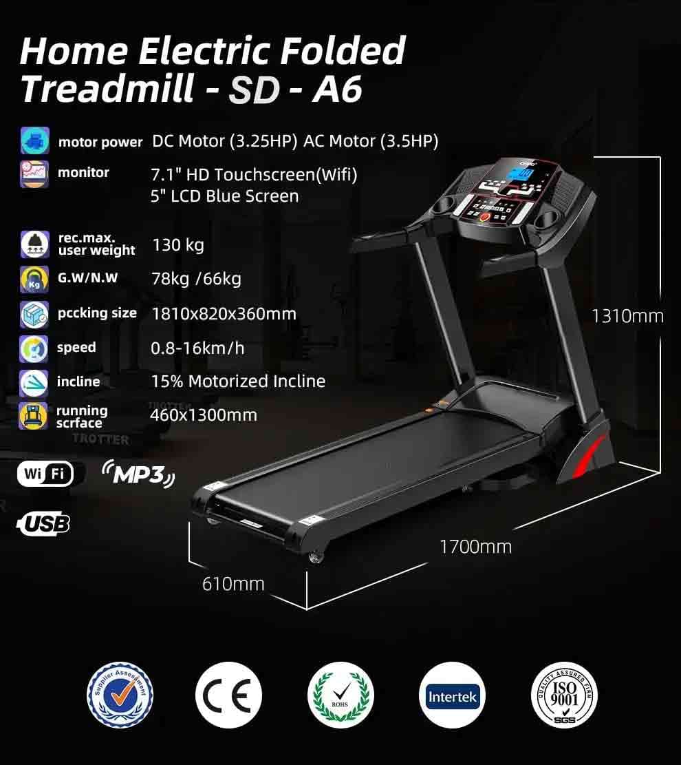 home treadmill - SD-A6 - detalle 2