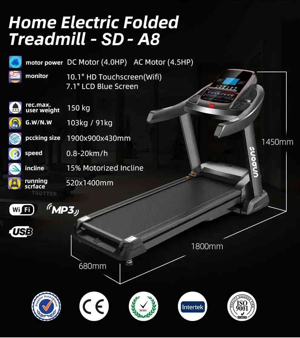 home treadmill - SD-A8 - detail2