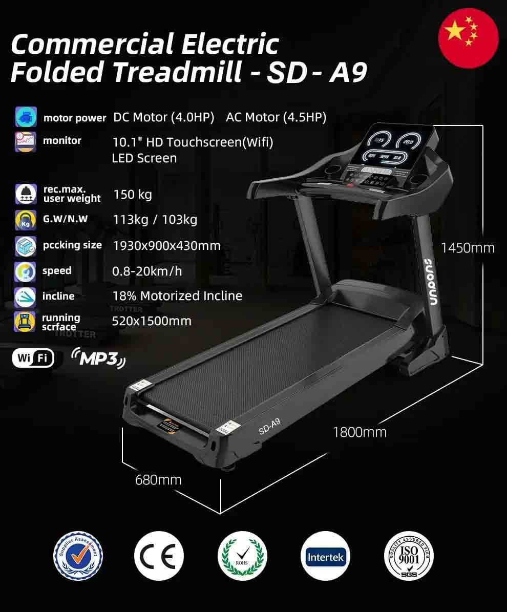 home treadmill - SD-A9 - detalle 2