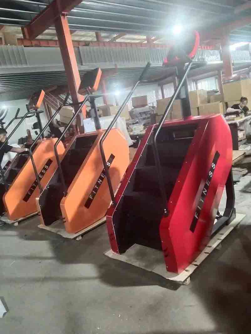 custom red stair machine